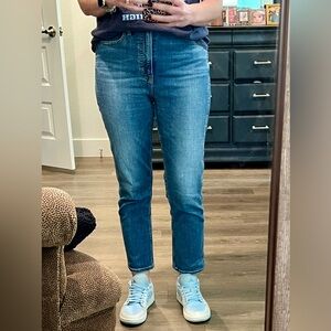 GAP Cigarette High Rise Women's Blue Ankle Jeans